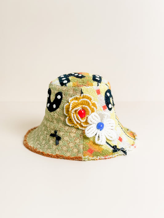 Relax Remade handmade one-of-a-kind fashionable hats 100% designed and made in Australia from up-cycled vintage towels