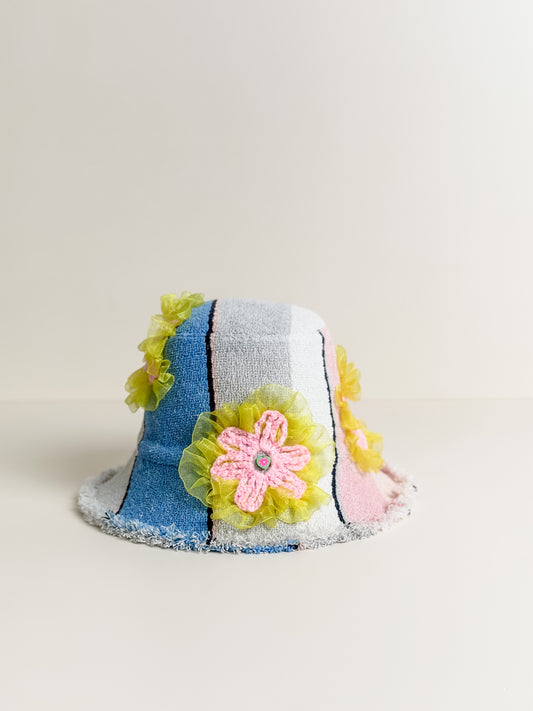 Relax Remade handmade one-of-a-kind fashionable hats 100% designed and made in Australia from up-cycled vintage towels