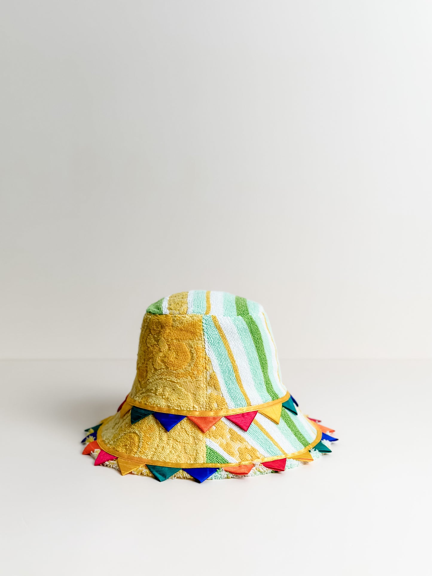 Relax Remade handmade one-of-a-kind fashionable hats 100% designed and made in Australia from up-cycled vintage towels