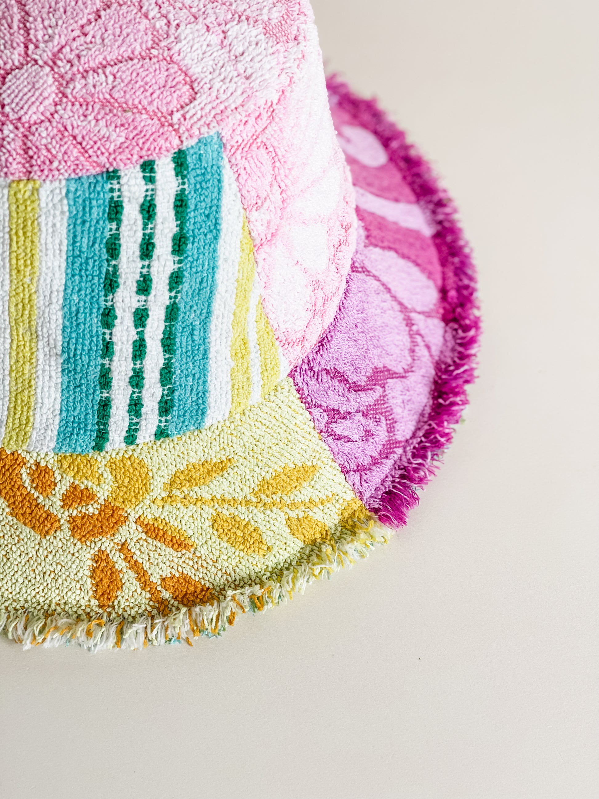 Re/lax Remade one-of-a-kind vintage towel hats, lovingly handmade in Australia from upcycled fabrics.