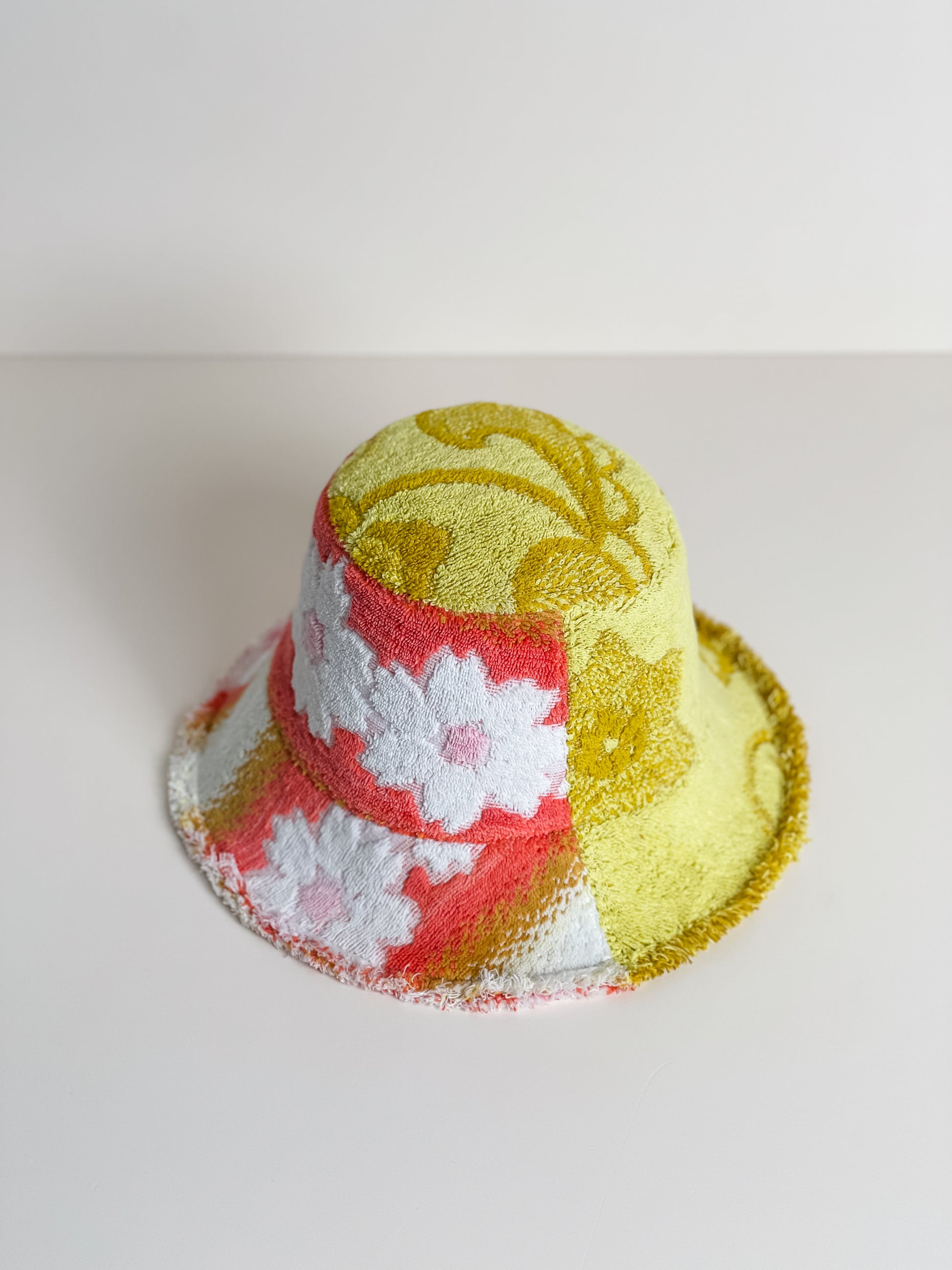 Relax Remade handmade one-of-a-kind fashionable hats 100% designed and made in Australia from up-cycled vintage towels