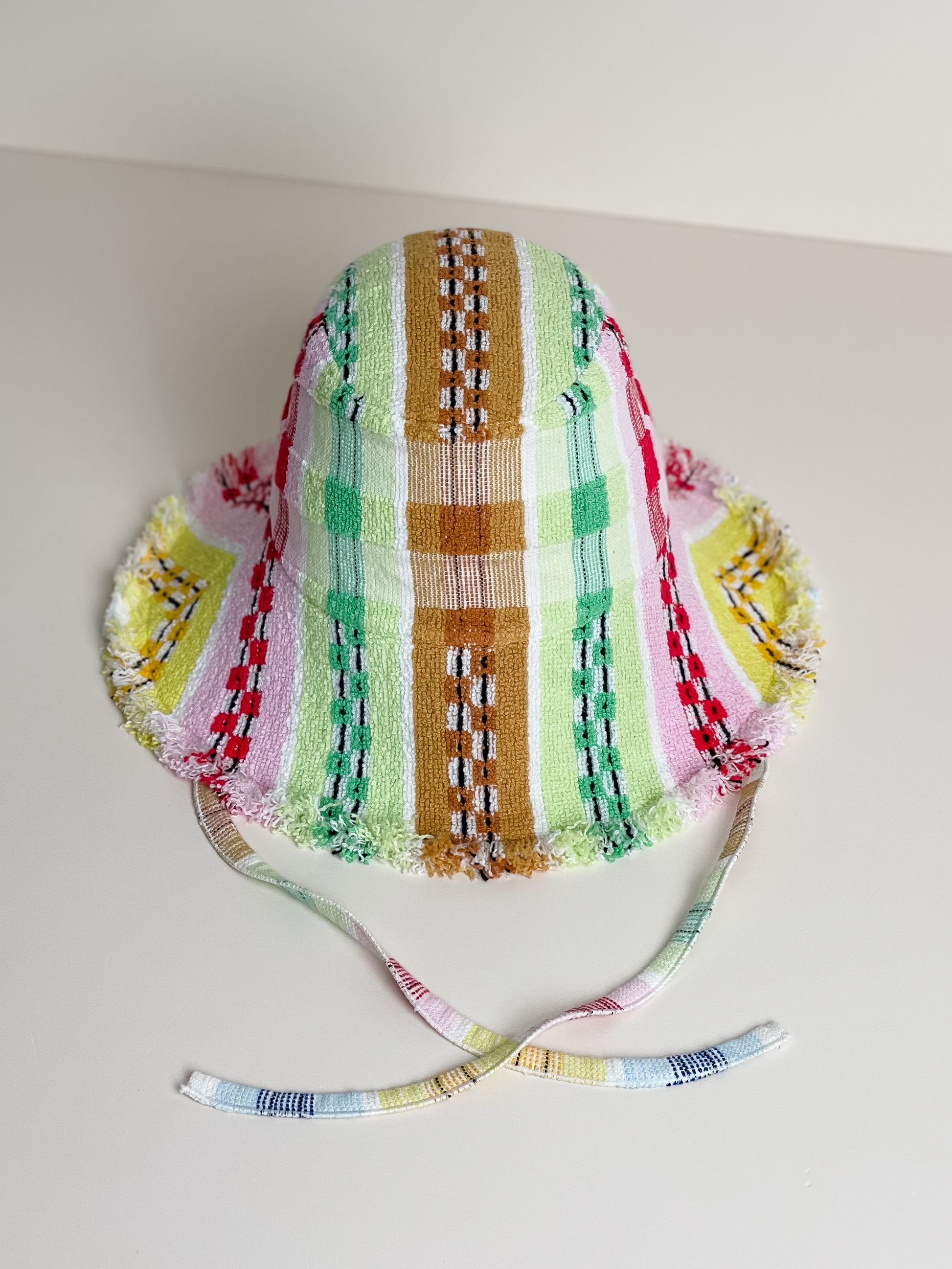 Relax Remade handmade one-of-a-kind fashionable hats 100% designed and made in Australia from up-cycled vintage towels