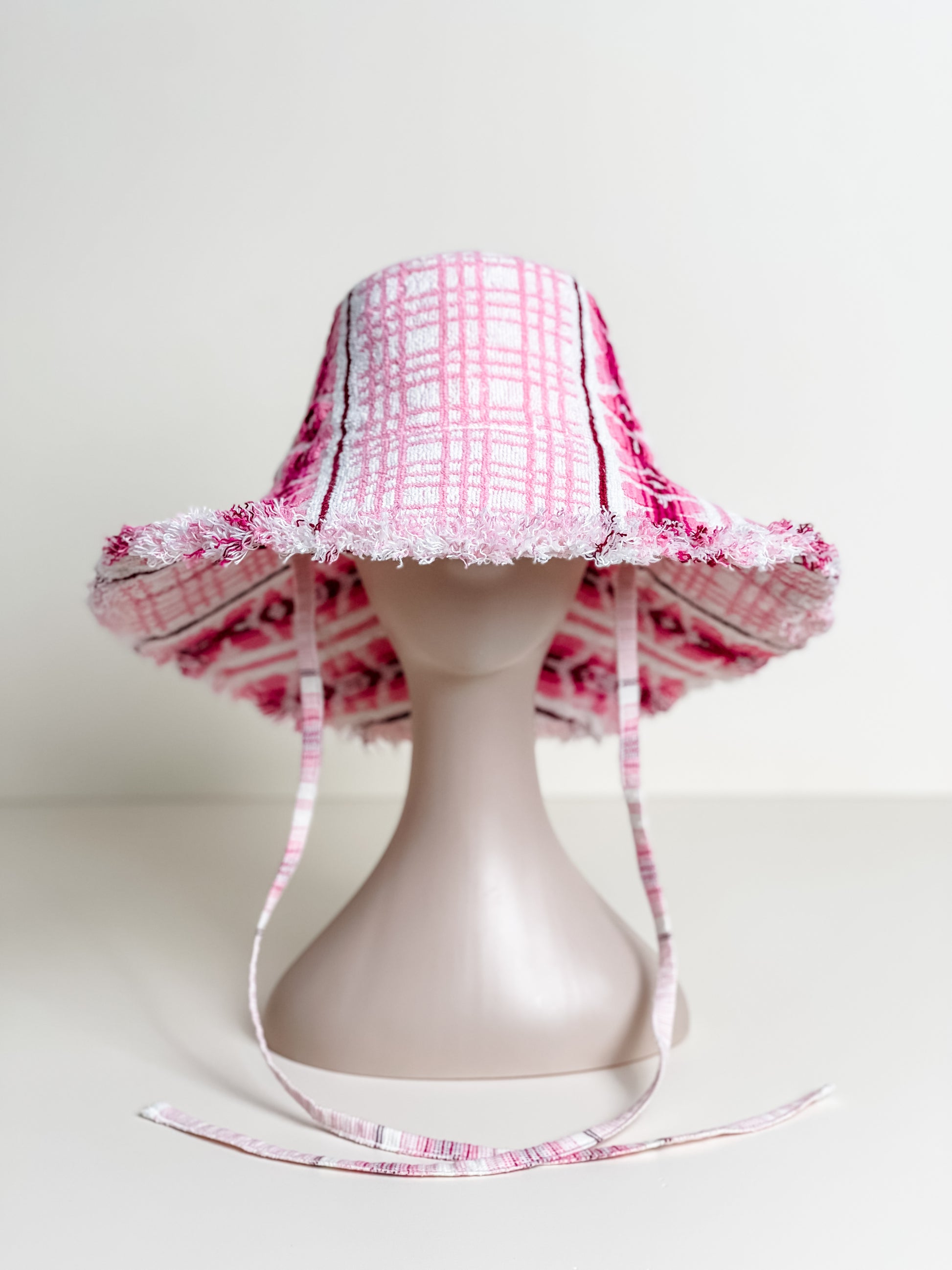 Relax Remade handmade one-of-a-kind fashionable hats 100% designed and made in Australia from up-cycled vintage towels