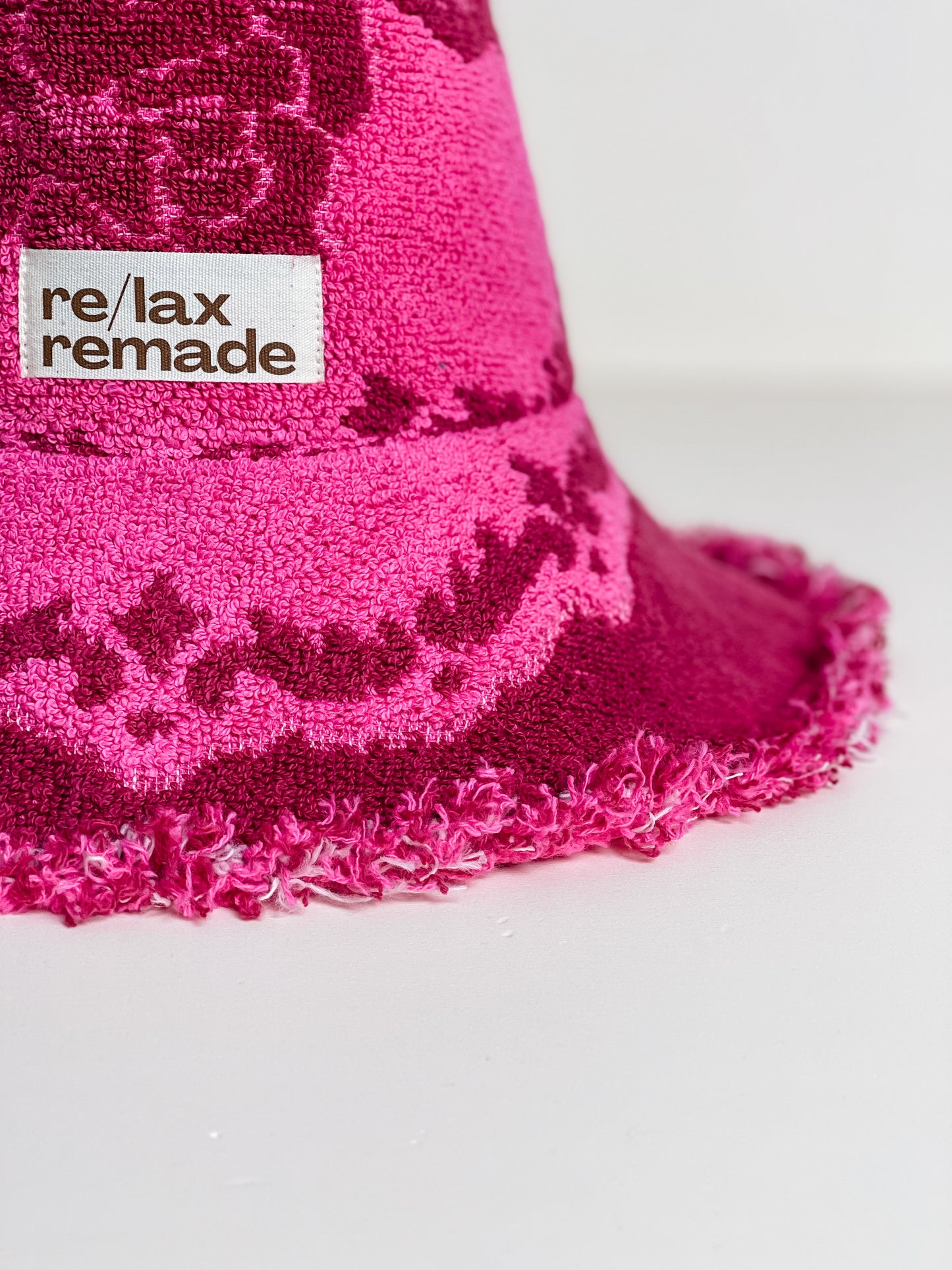 Relax Remade handmade one-of-a-kind fashionable hats 100% designed and made in Australia from up-cycled vintage towels