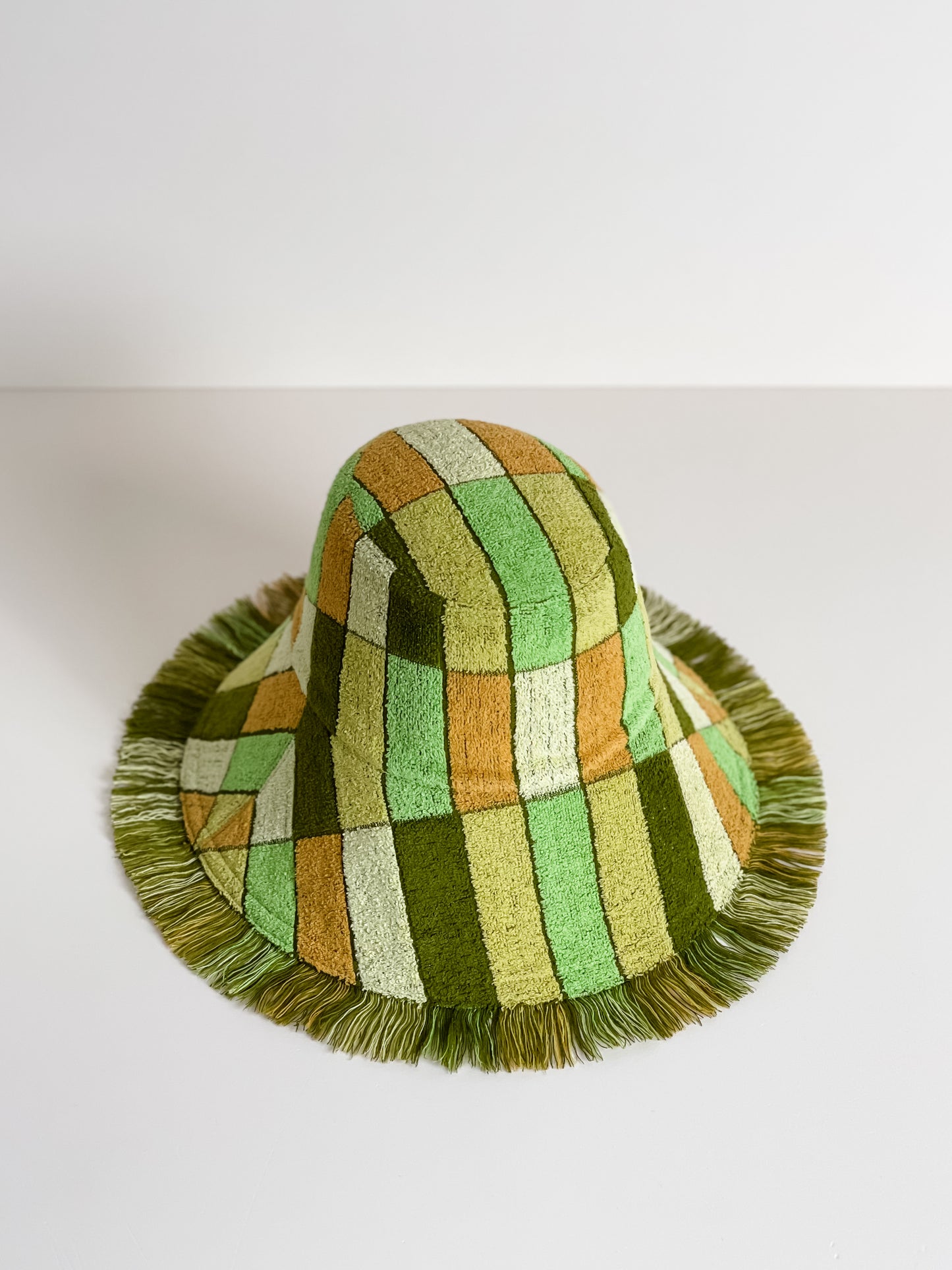 Relax Remade handmade one-of-a-kind fashionable hats 100% designed and made in Australia from up-cycled vintage towels