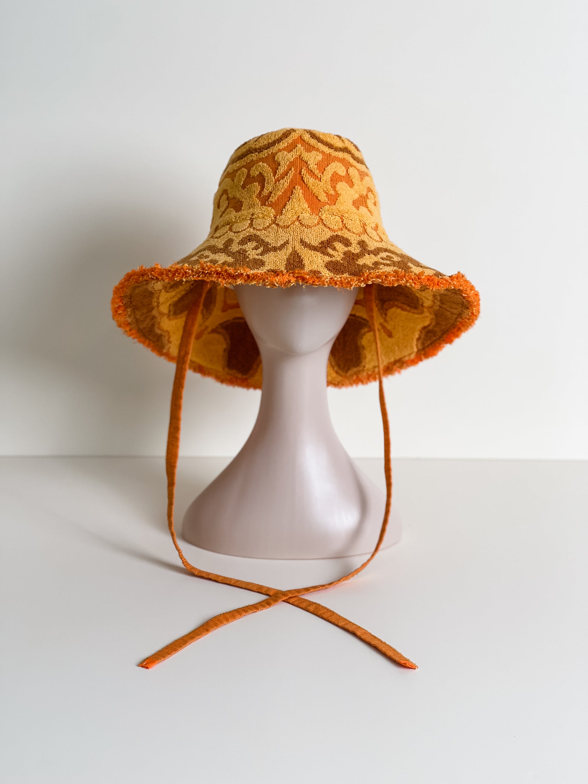 Re/lax Remade one-of-a-kind vintage towel hats, lovingly handmade in Australia from upcycled fabrics.