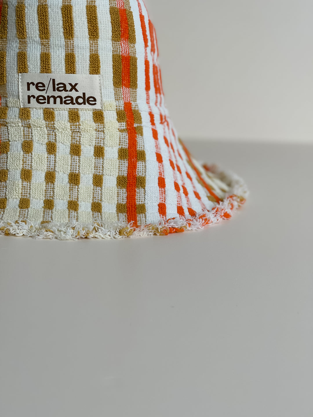 Re/lax Remade one-of-a-kind vintage towel hats, lovingly handmade in Australia from upcycled fabrics.