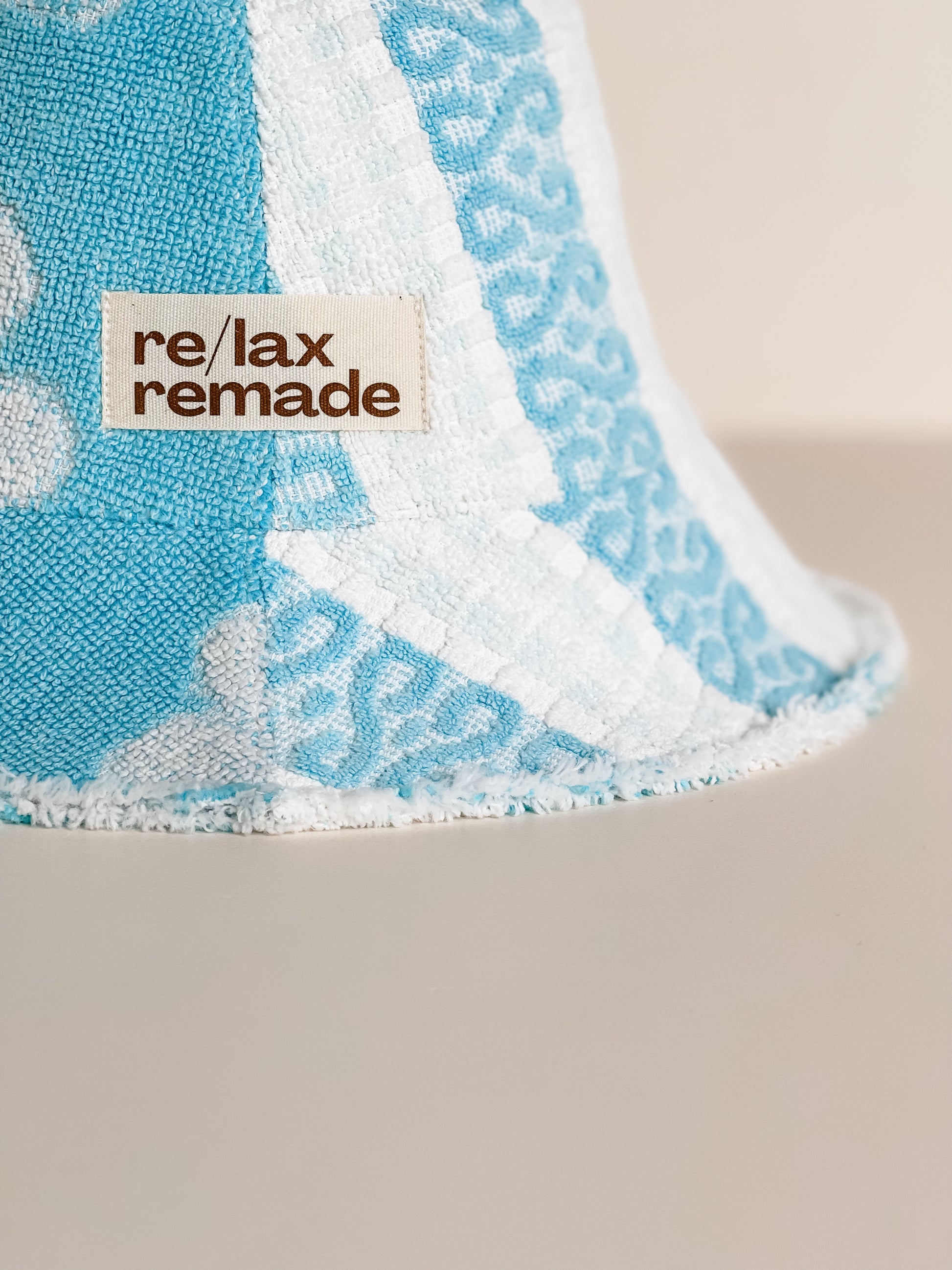 Re/lax Remade one-of-a-kind vintage towel hats, lovingly handmade in Australia from upcycled fabrics.