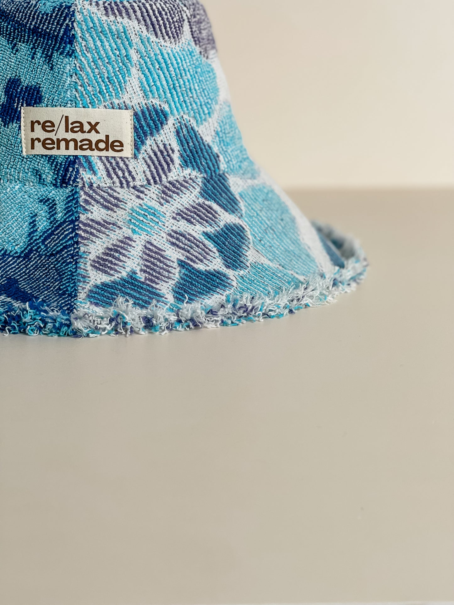 Re/lax Remade one-of-a-kind vintage towel hats, lovingly handmade in Australia from upcycled fabrics.