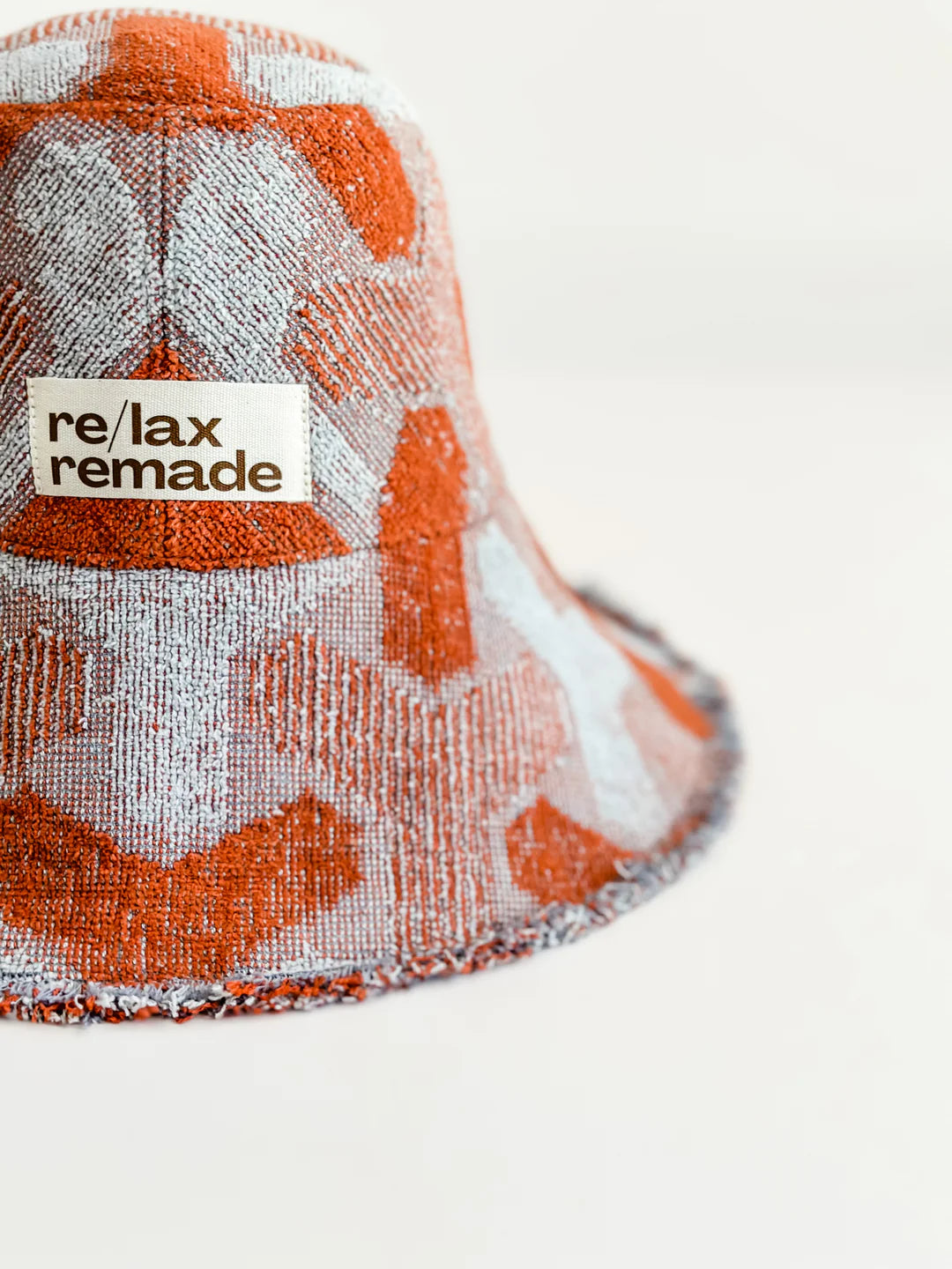 Relax Remade handmade one-of-a-kind fashionable hats 100% designed and made in Australia from up-cycled vintage towels