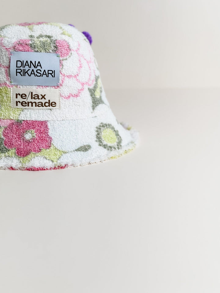 'Faded Flowers' - Diana Rikasari x Re/lax Remade handmade by expert artisans from upcycled vintage towels, in Sydney.