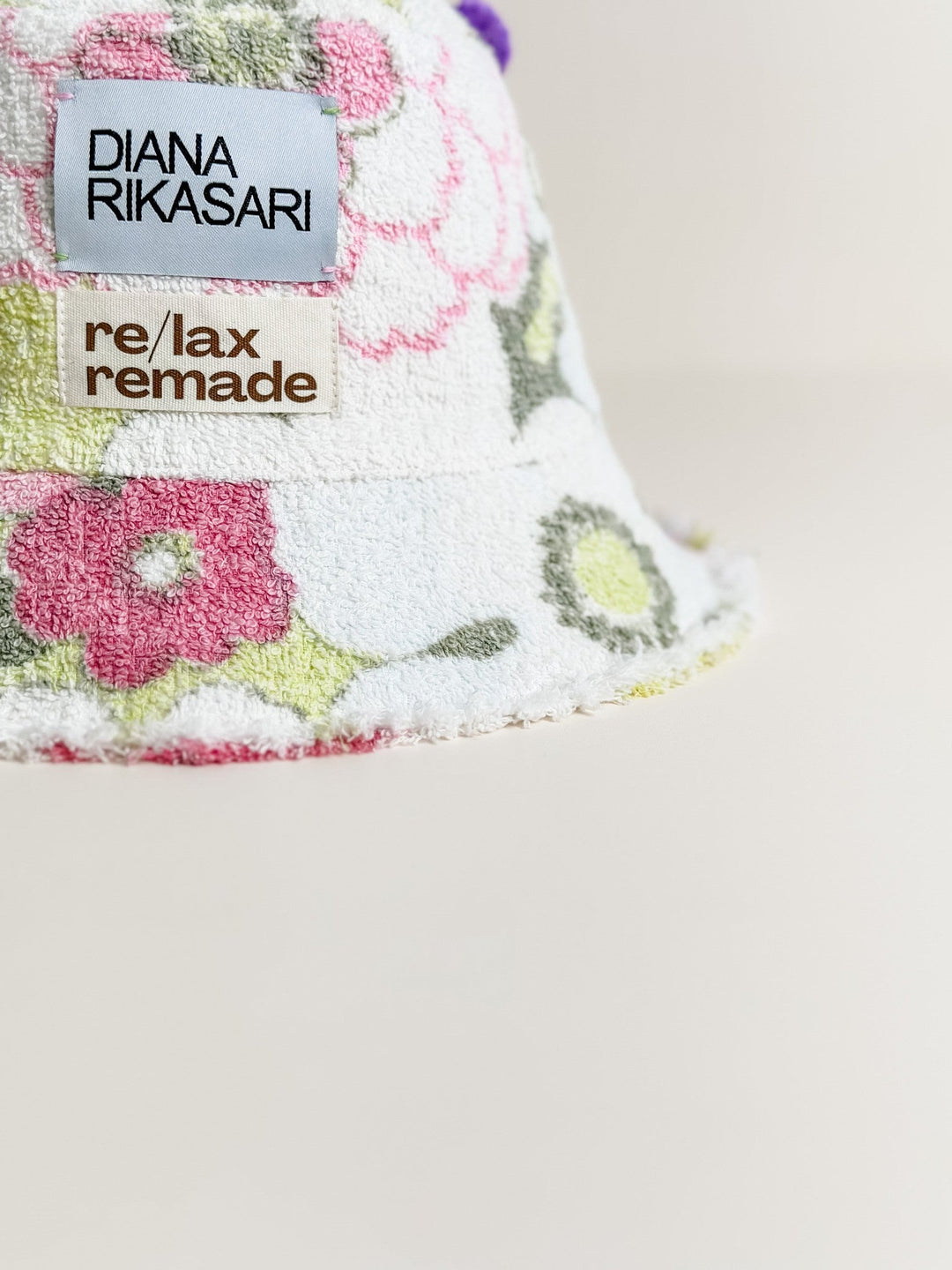 'Faded Flowers' - Diana Rikasari x Re/lax Remade handmade by expert artisans from upcycled vintage towels, in Sydney.