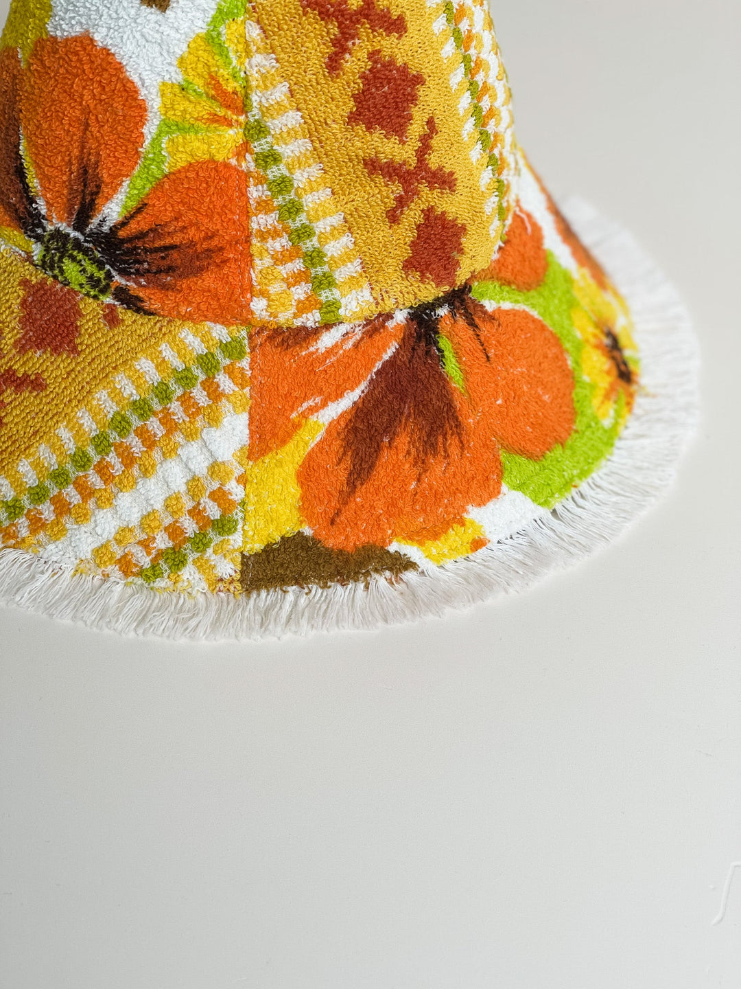 FREYA CROP #39 MEDIUM, handmade by expert artisans from upcycled vintage towels, in Sydney.