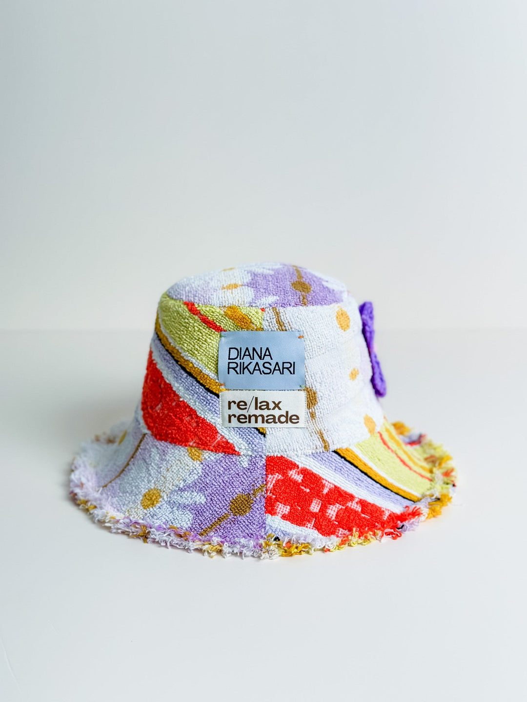 'Patchwork Flowers' - Diana Rikasari x Re/lax Remade handmade by expert artisans from upcycled vintage towels, in Sydney.