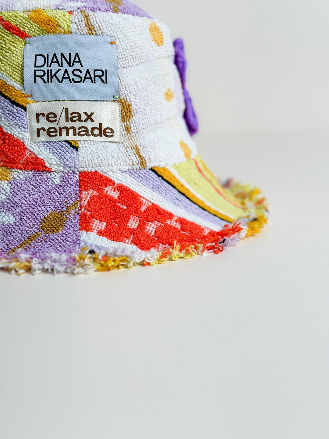 'Patchwork Flowers' - Diana Rikasari x Re/lax Remade handmade by expert artisans from upcycled vintage towels, in Sydney.