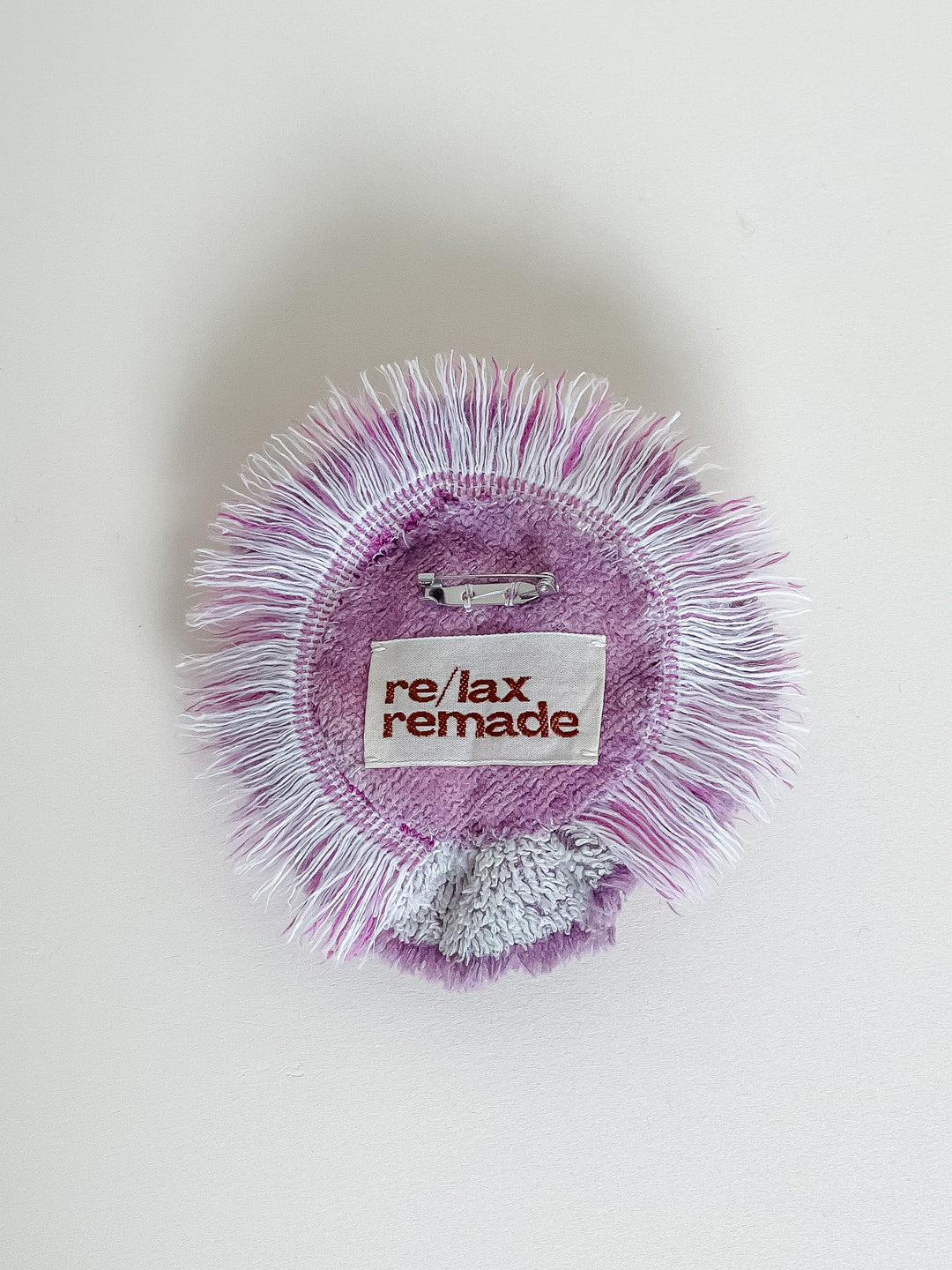 Re/lax Rosette #19 by Jehna handmade by expert artisans from upcycled vintage towels, in Sydney.