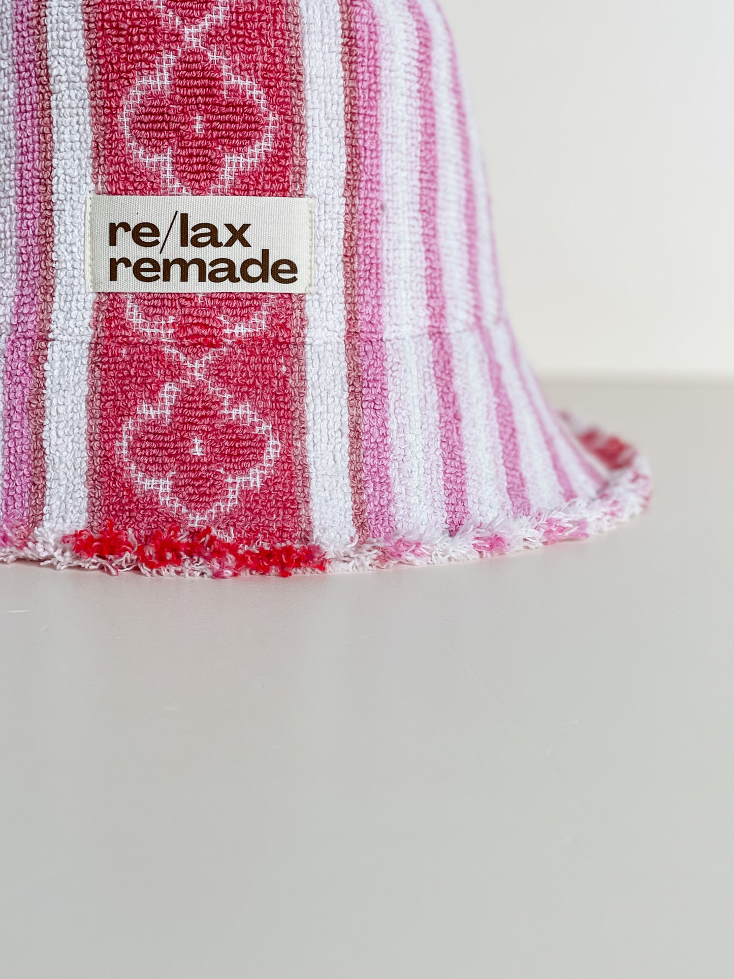 Re/lax Remade one-of-a-kind vintage towel hats, lovingly handmade in Australia from upcycled fabrics.