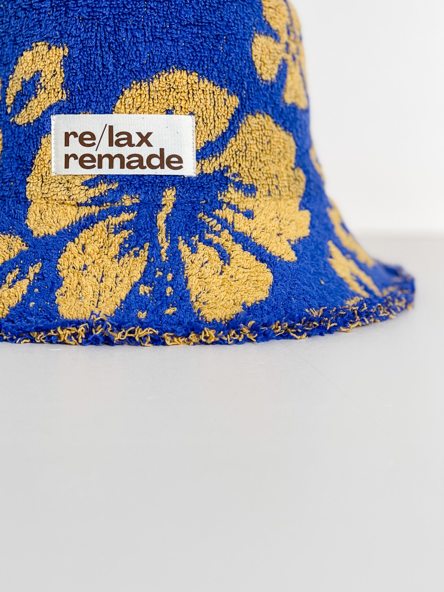 Re/lax Remade one-of-a-kind vintage towel hats, lovingly handmade in Australia from upcycled fabrics.