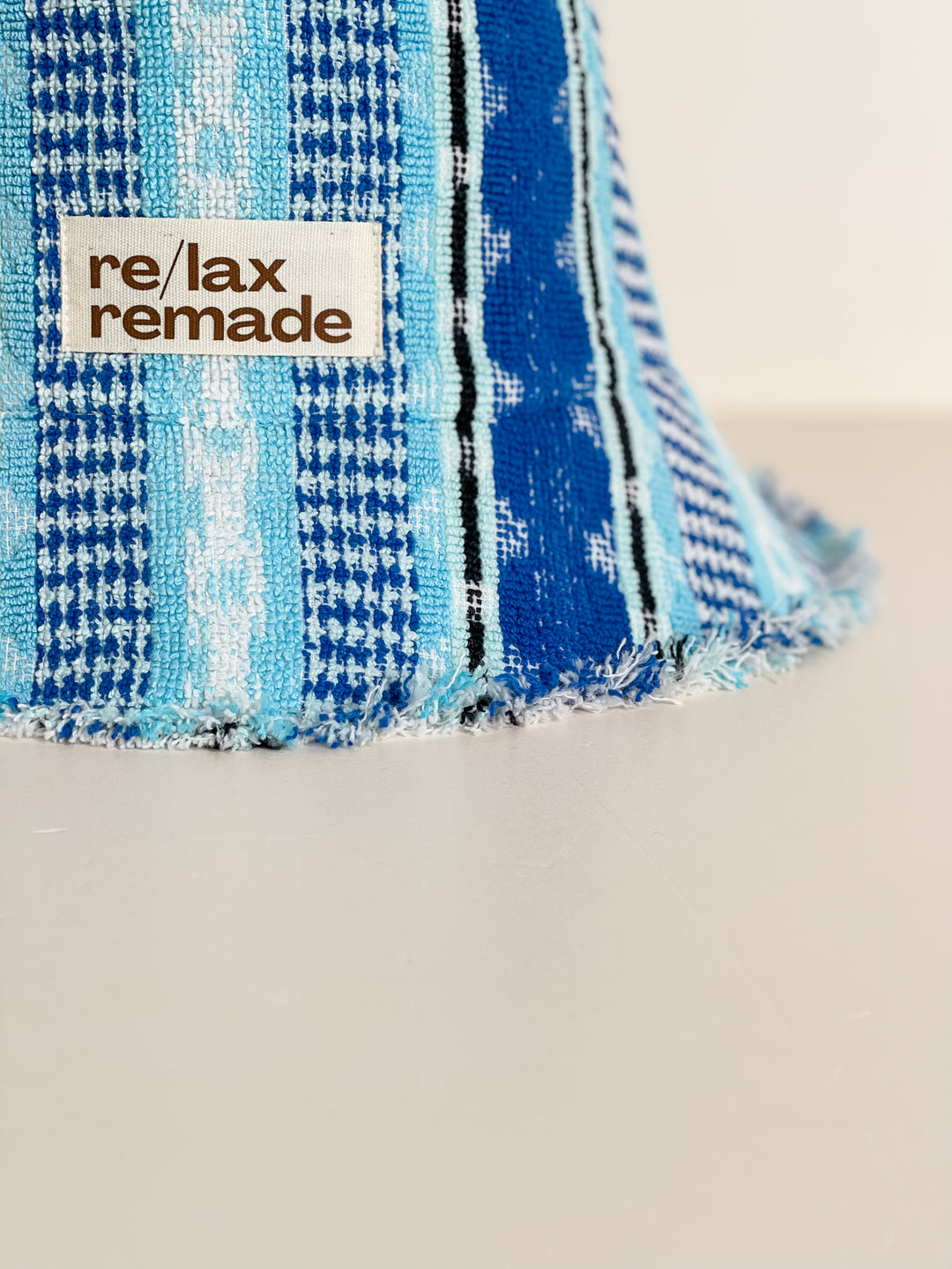 Re/lax Remade one-of-a-kind vintage towel hats, lovingly handmade in Australia from upcycled fabrics.