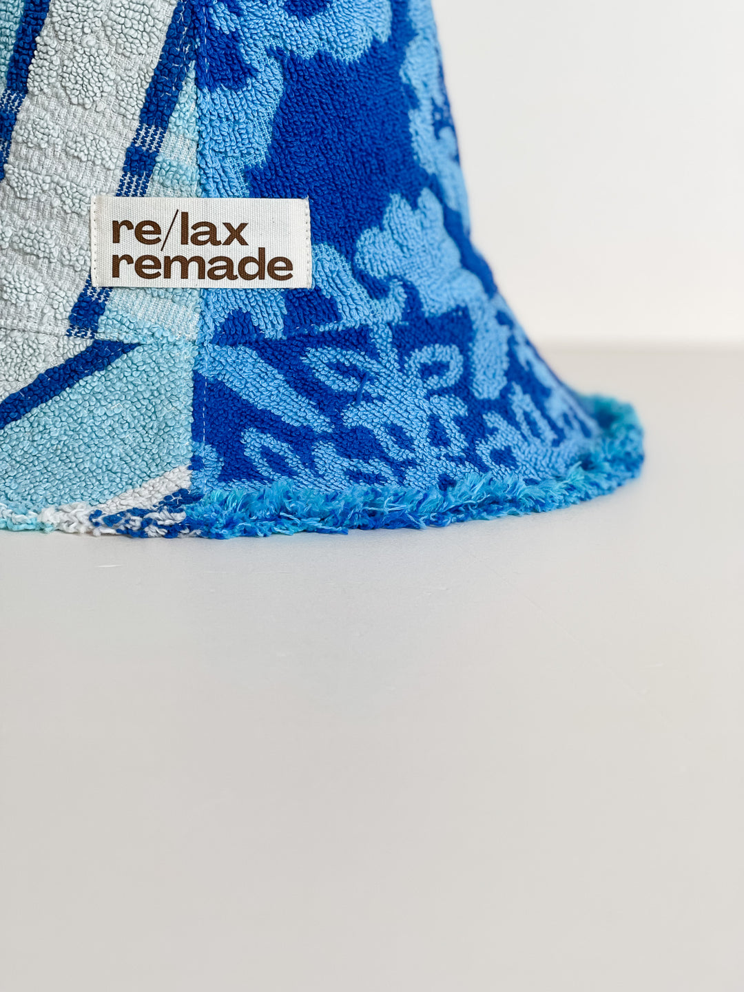 Re/lax Remade one-of-a-kind vintage towel hats, lovingly handmade in Australia from upcycled fabrics.