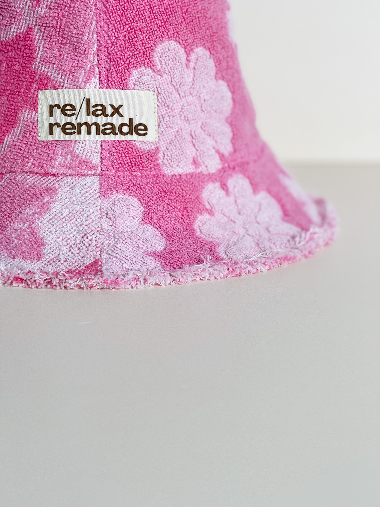 Re/lax Remade one-of-a-kind vintage towel hats, lovingly handmade in Australia from upcycled fabrics.