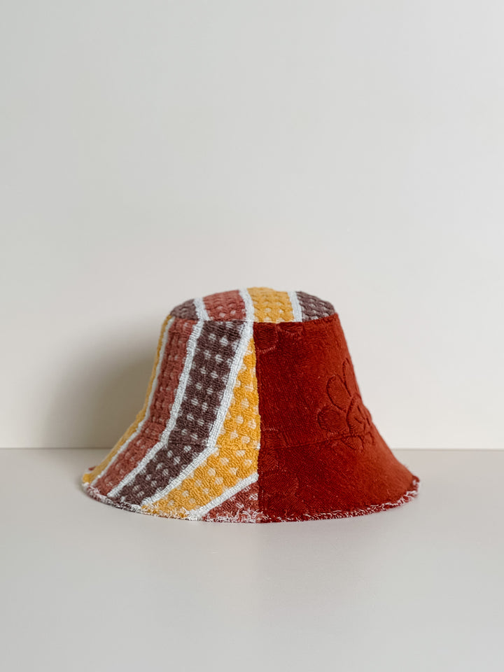 Re/lax Remade one-of-a-kind vintage towel hats, lovingly handmade in Australia from upcycled fabrics.