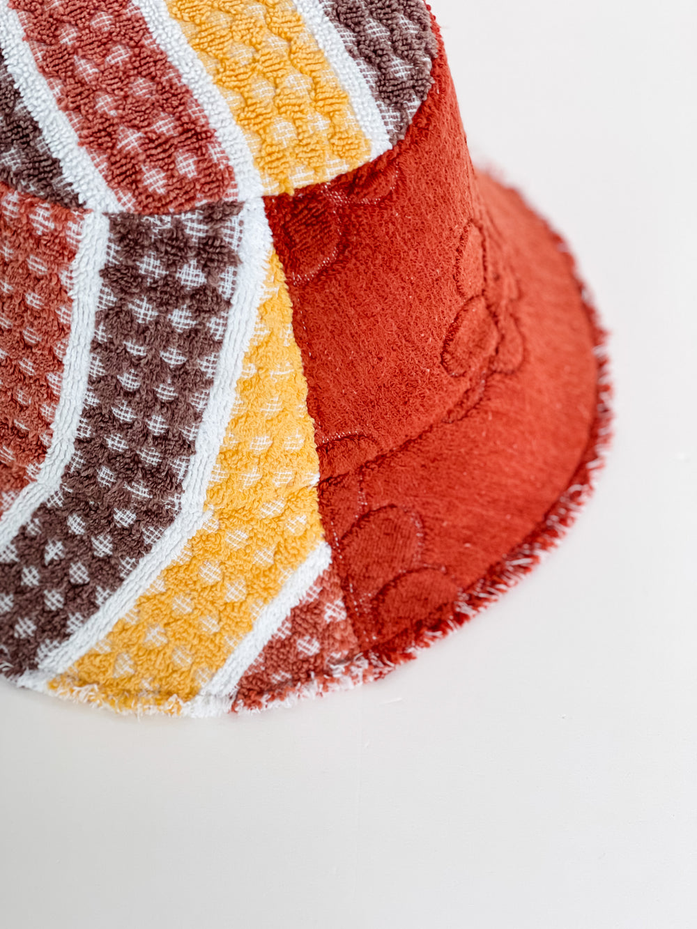 Re/lax Remade one-of-a-kind vintage towel hats, lovingly handmade in Australia from upcycled fabrics.