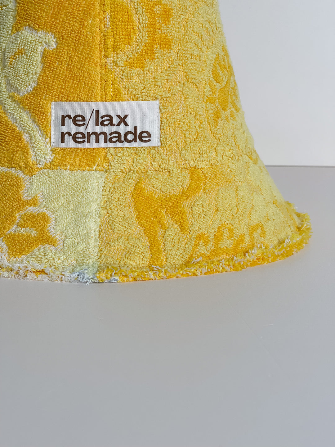 Re/lax Remade one-of-a-kind vintage towel hats, lovingly handmade in Australia from upcycled fabrics.