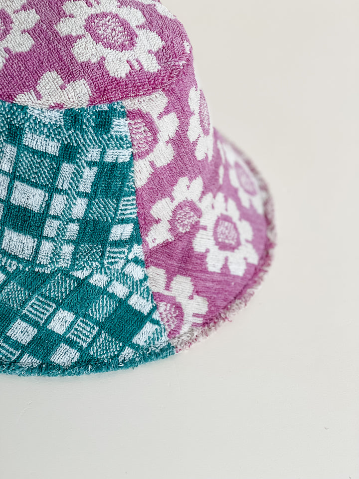 Re/lax Remade one-of-a-kind vintage towel hats, lovingly handmade in Australia from upcycled fabrics.