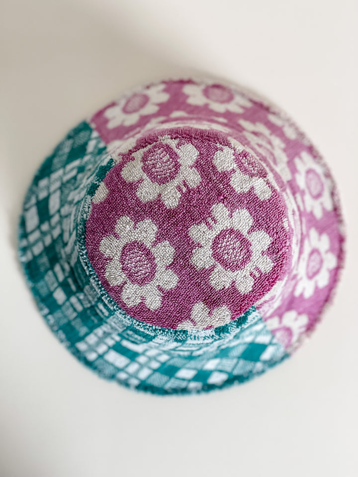 Re/lax Remade one-of-a-kind vintage towel hats, lovingly handmade in Australia from upcycled fabrics.