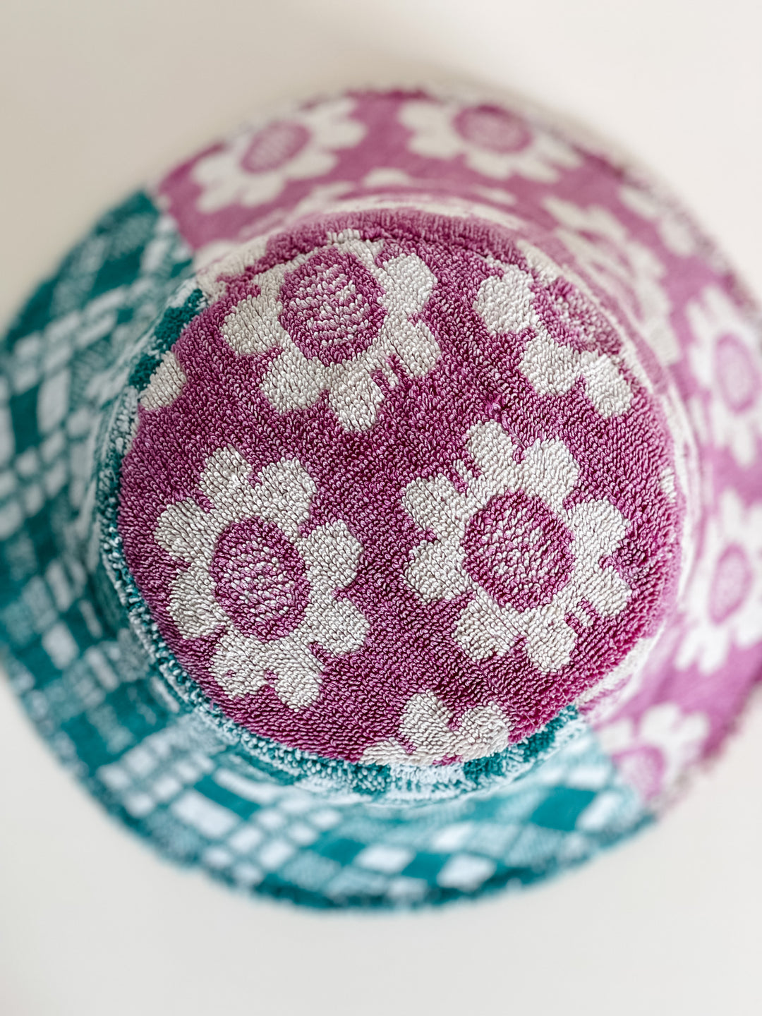 Re/lax Remade one-of-a-kind vintage towel hats, lovingly handmade in Australia from upcycled fabrics.