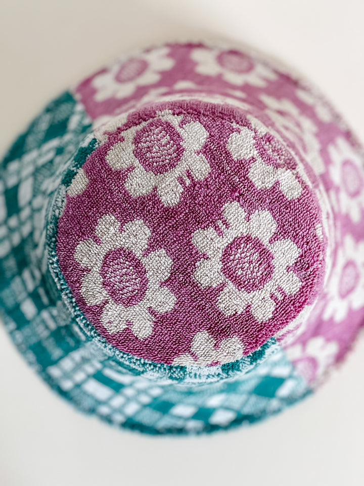 Re/lax Remade one-of-a-kind vintage towel hats, lovingly handmade in Australia from upcycled fabrics.