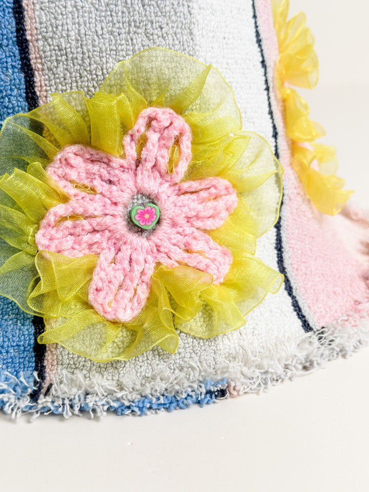 'Rosette Revival' - Diana Rikasari x Re/lax Remade handmade by expert artisans from upcycled vintage towels, in Sydney.