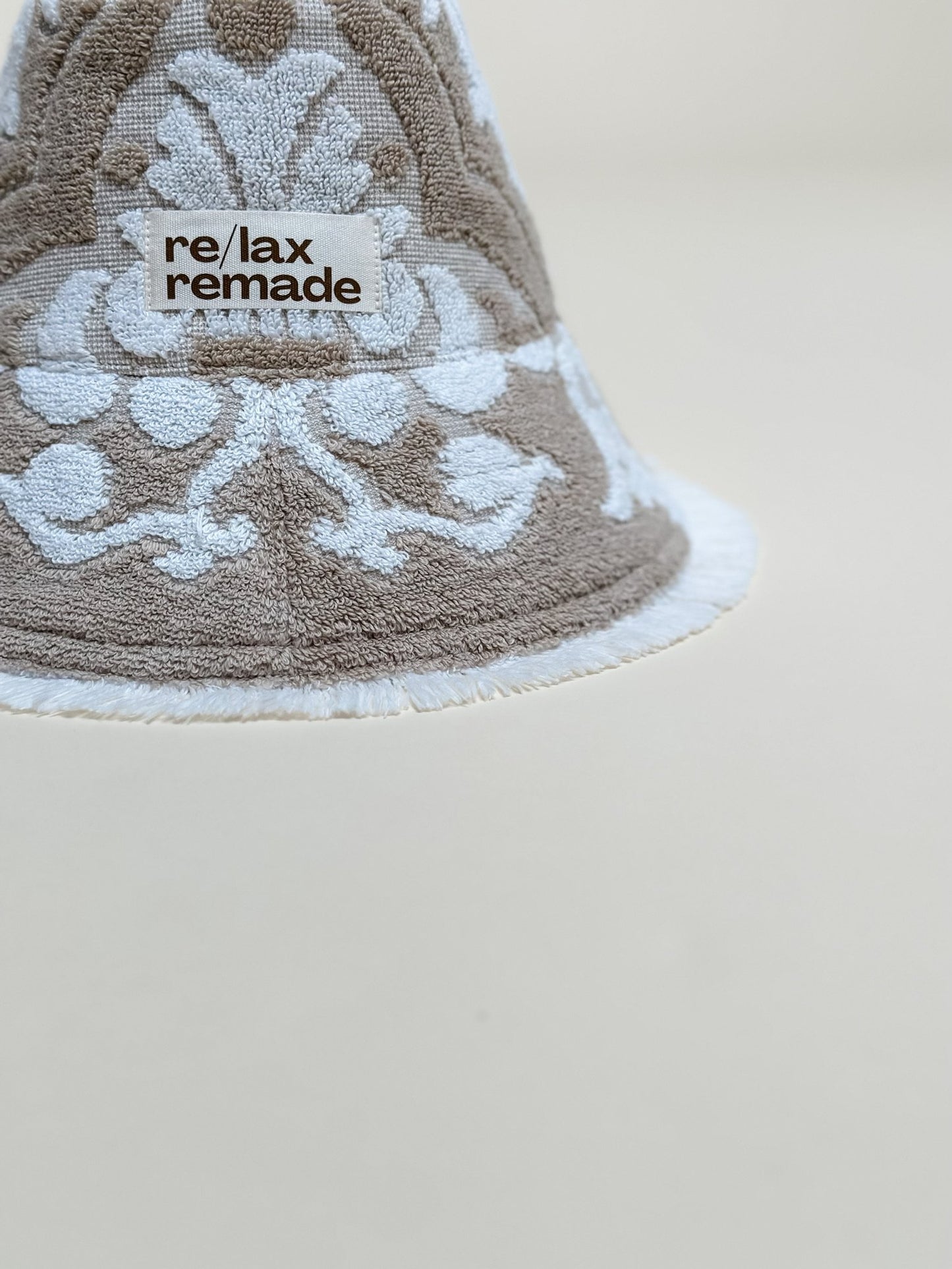 Relax Remade handmade one-of-a-kind fashionable hats 100% designed and made in Australia from up-cycled vintage towels