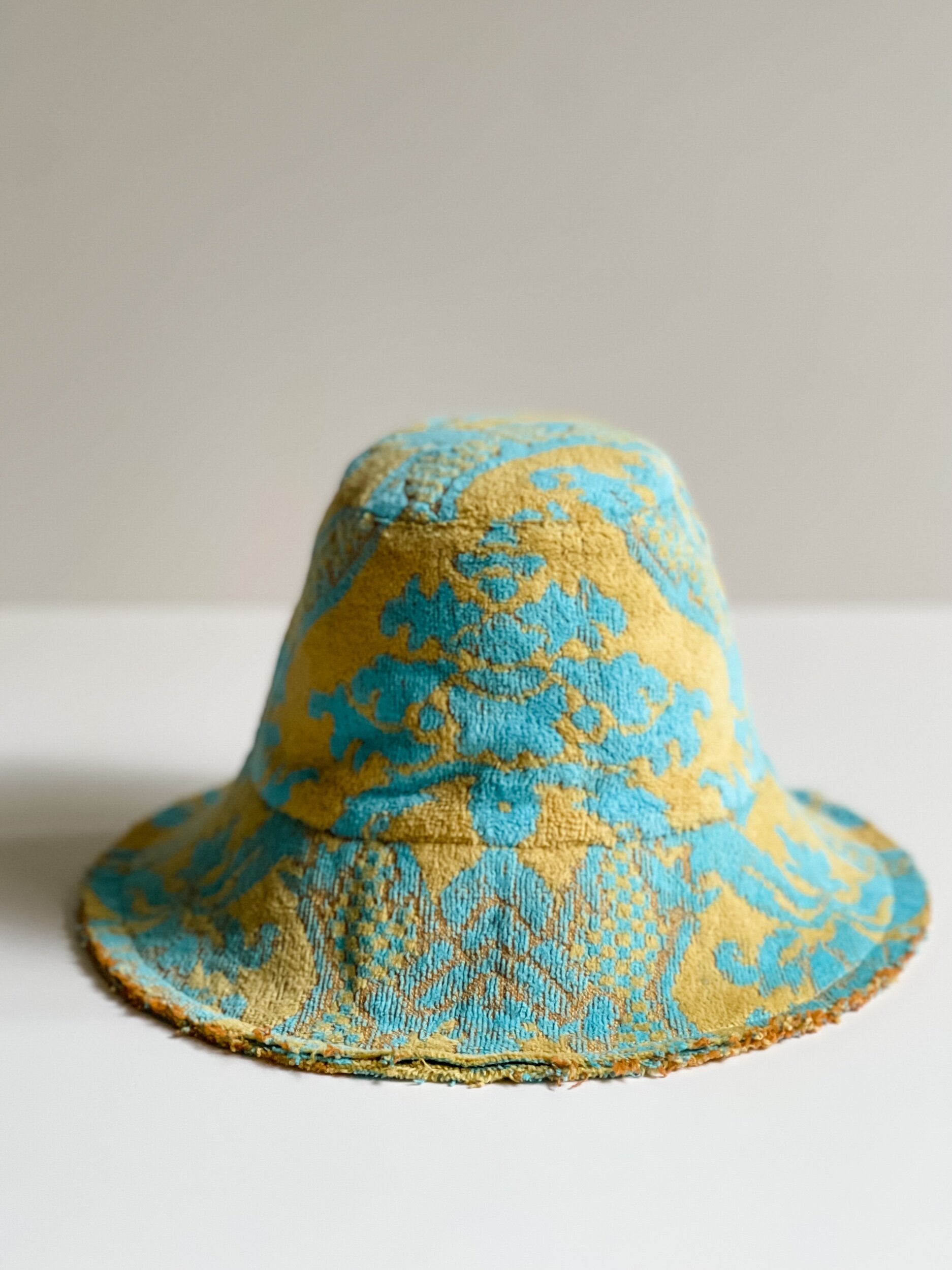 Relax Remade handmade one-of-a-kind fashionable hats 100% designed and made in Australia from up-cycled vintage towels