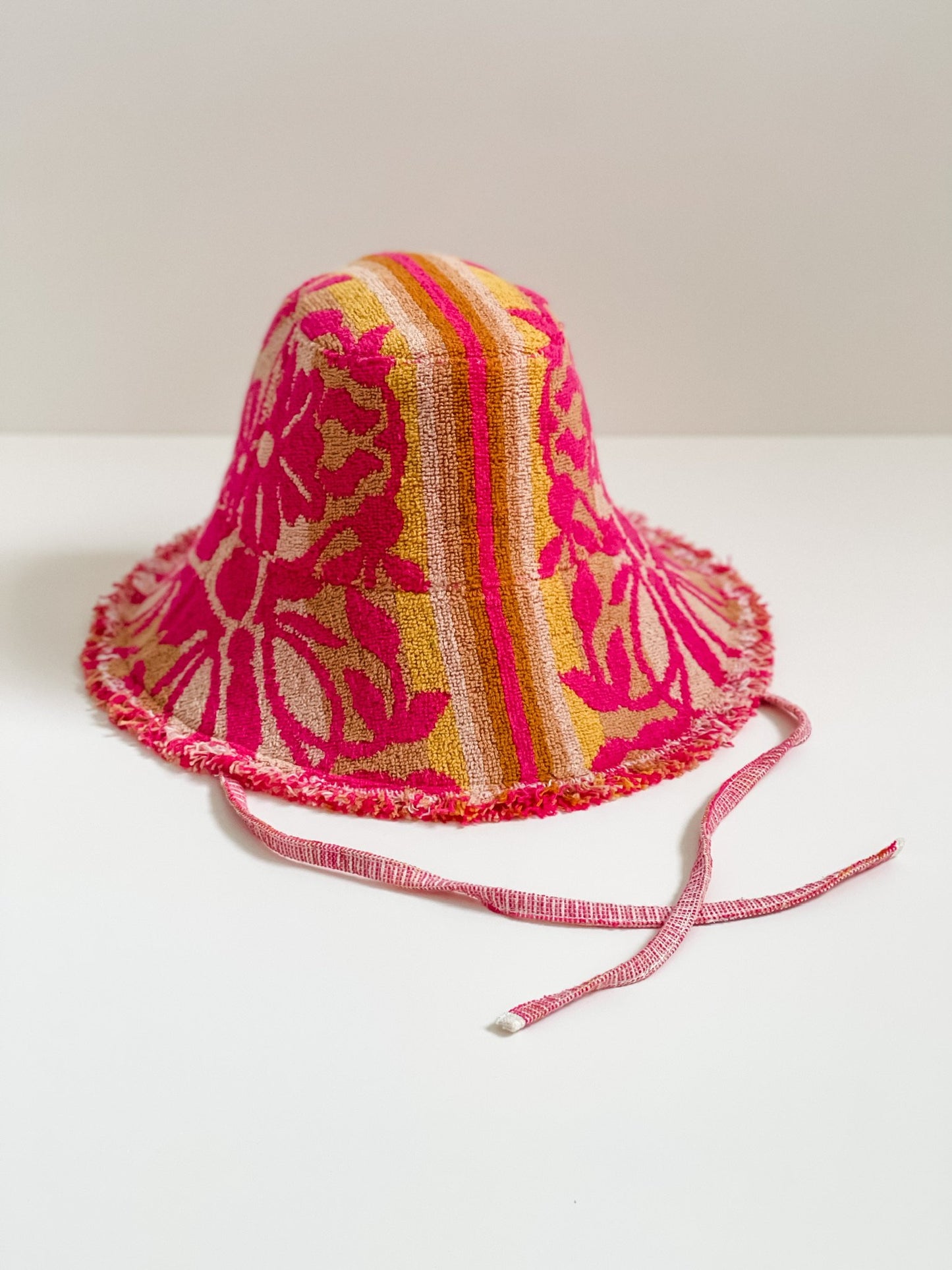 Relax Remade handmade one-of-a-kind fashionable hats 100% designed and made in Australia from up-cycled vintage towels