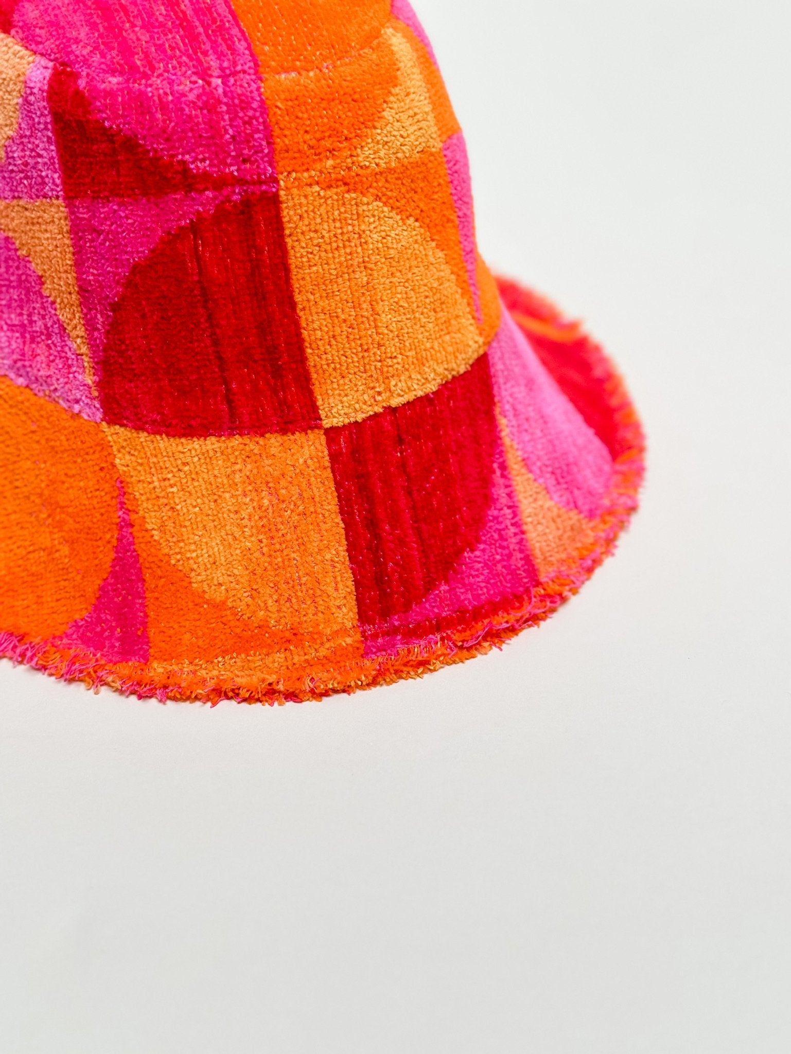 Relax Remade handmade one-of-a-kind fashionable hats 100% designed and made in Australia from up-cycled vintage towels