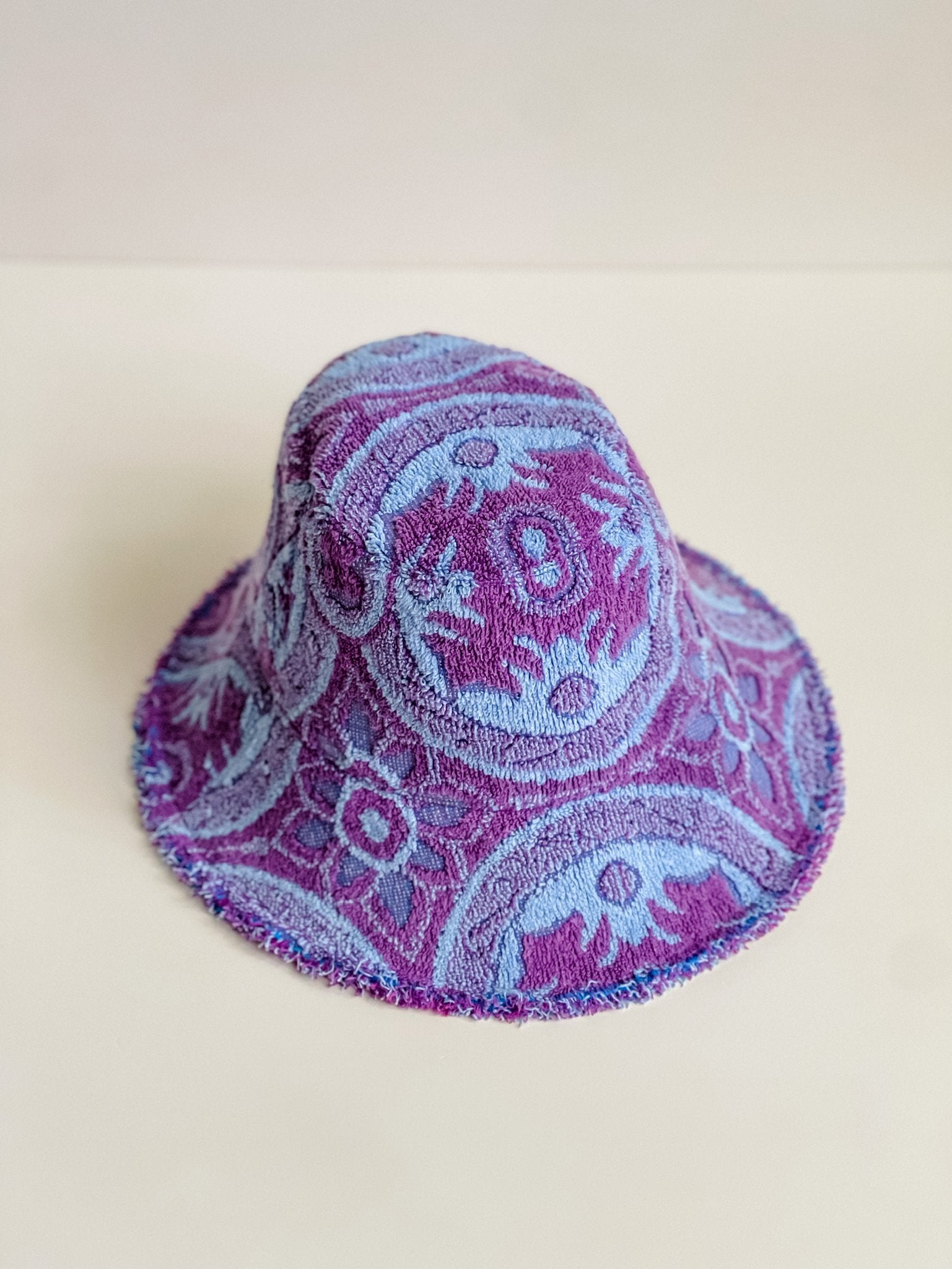 Relax Remade handmade one-of-a-kind fashionable hats 100% designed and made in Australia from up-cycled vintage towels