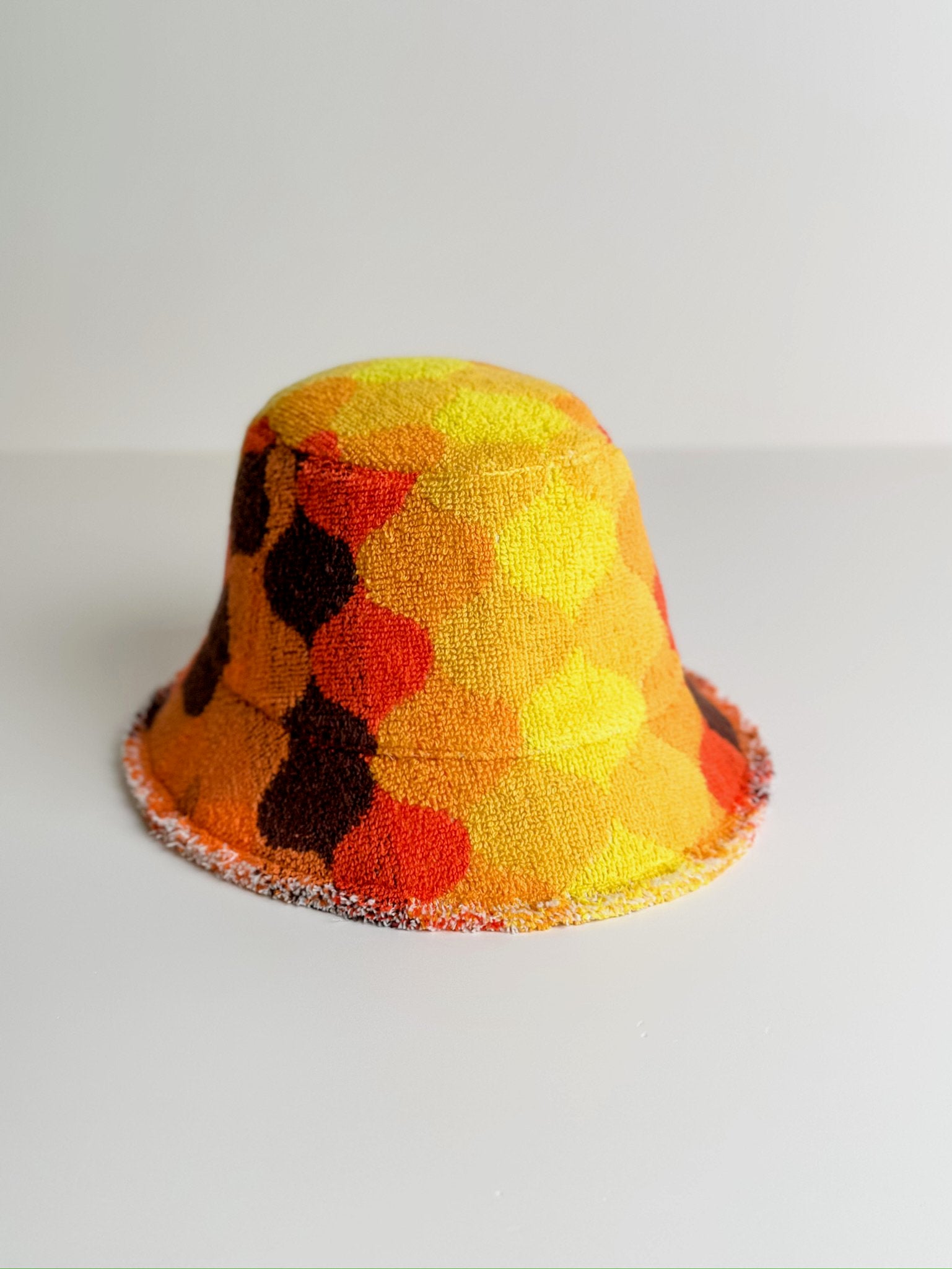 Relax Remade handmade one-of-a-kind fashionable hats 100% designed and made in Australia from up-cycled vintage towels