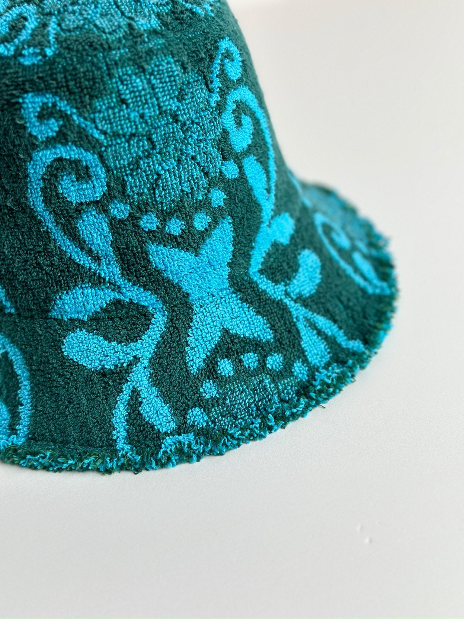 Relax Remade handmade one-of-a-kind fashionable hats 100% designed and made in Australia from up-cycled vintage towels