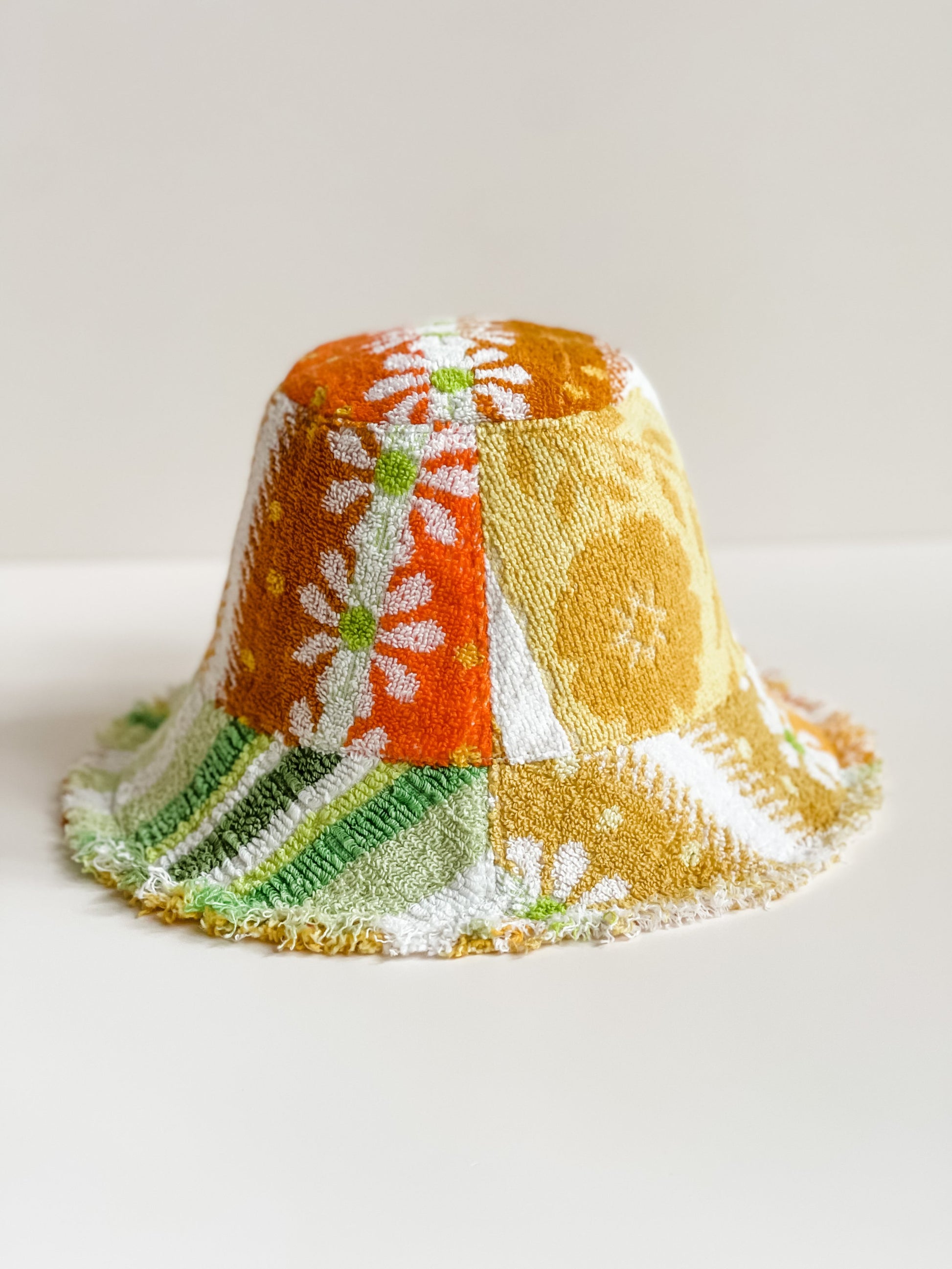 Relax Remade handmade one-of-a-kind fashionable hats 100% designed and made in Australia from up-cycled vintage towels